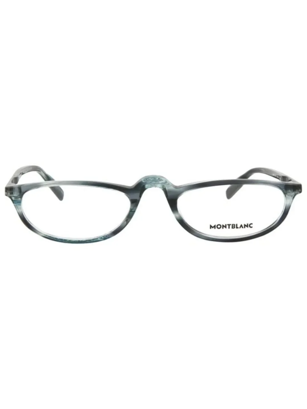 New Montblanc Mens Square/Rectangle Blue Ruthenium Transparent Fashion Designer